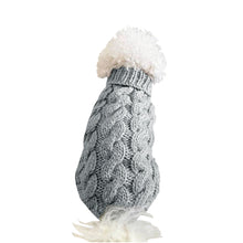 Winter Warm Pet Soft Turtleneck Knitted Sweater_0