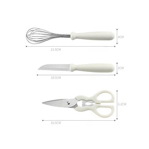 6 pcs Durable Stainless Steel Peeler and Cutter Kitchen Tool Set_1