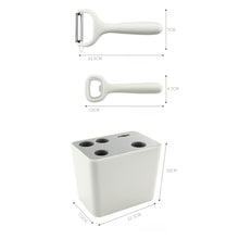 6 pcs Durable Stainless Steel Peeler and Cutter Kitchen Tool Set_2