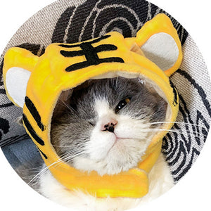 Funny Warm Earmuffs Pet Headgear_5