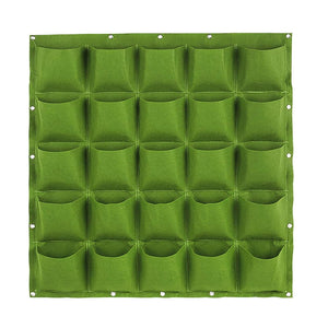 Wall Hanging Pocket Planting Bags Vertical Succulent Plant Pots_0