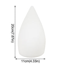Oasis Water Drop Modern LED Colored Table Lamp USB Rechargeable_10