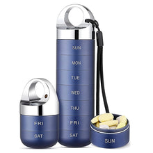 7 Days Metal Travel Pill Organizer Daily Pill Case and Container_1