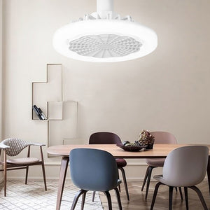 Remote Control Enclosed Low Profile LED Ceiling Fan_6