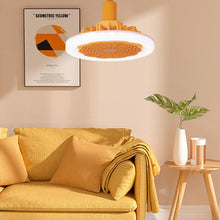 Remote Control Enclosed Low Profile LED Ceiling Fan_8