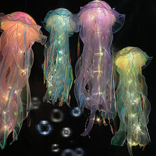 Hanging Jellyfish LED Decorative Lamp DIY Party Backdrop Decor_5