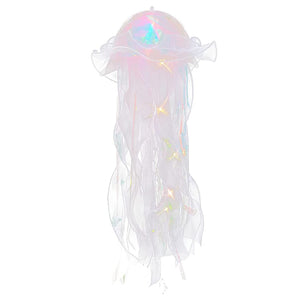 Hanging Jellyfish LED Decorative Lamp DIY Party Backdrop Decor_14