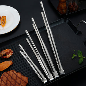 Stainless Steel Grill Tongs Cooking Utensils For BBQ Baking_4