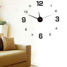 40cm Frameless Modern DIY 3D Wall Clock_4
