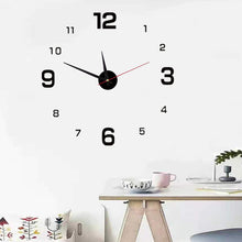 40cm Frameless Modern DIY 3D Wall Clock_7