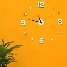 40cm Frameless Modern DIY 3D Wall Clock_8
