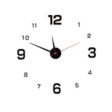 40cm Frameless Modern DIY 3D Wall Clock_11