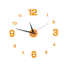 40cm Frameless Modern DIY 3D Wall Clock_12