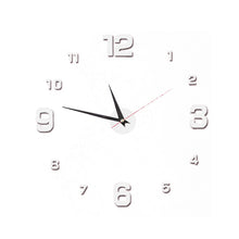 40cm Frameless Modern DIY 3D Wall Clock_14