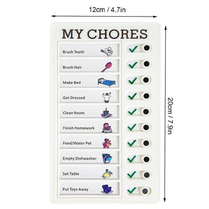 Detachable and Reusable Chore Chart and Memo Board_2
