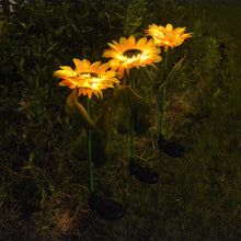 Outdoor Sunflower Solar Garden Stake Lights_9