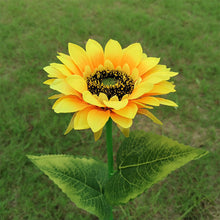 Outdoor Sunflower Solar Garden Stake Lights_0