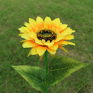 Outdoor Sunflower Solar Garden Stake Lights_0