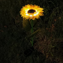 Outdoor Sunflower Solar Garden Stake Lights_7