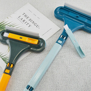 Wet and Dry Double Sided Cleaning Scraper Window Glass Cleaning Brush_5