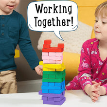 48pcs Colorful Wooden Tumble Tower Deluxe Stacking Game_12