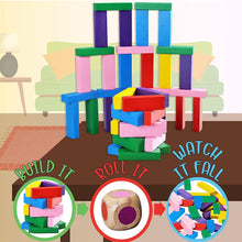 48pcs Colorful Wooden Tumble Tower Deluxe Stacking Game_9