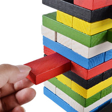 48pcs Colorful Wooden Tumble Tower Deluxe Stacking Game_3