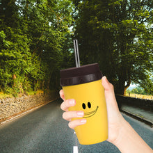 Double Walled Coverless Insulated Straw Cup with Creative Twisting Lid_9