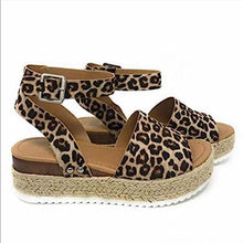 Women Open Toe Ankle Strap Casual Espadrilles Platform Sandals_13