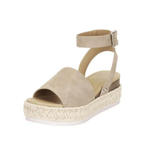 Women Open Toe Ankle Strap Casual Espadrilles Platform Sandals_15