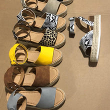 Women Open Toe Ankle Strap Casual Espadrilles Platform Sandals_6