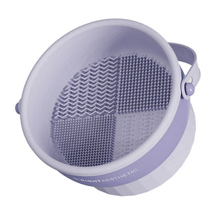 2 in 1 Makeup Brush Silicone Cleaning and Drying Scrubbing Bowl_5