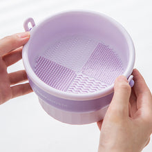 2 in 1 Makeup Brush Silicone Cleaning and Drying Scrubbing Bowl_21