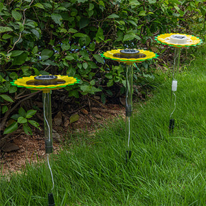 Outdoor Sunflower Solar Bird Feeding Tray_11