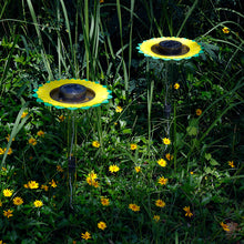 Outdoor Sunflower Solar Bird Feeding Tray_8