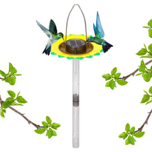 Outdoor Sunflower Solar Bird Feeding Tray_0