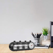 Desktop Vintage Flip Clock Mechanical Alarm Clock with Calendar_12
