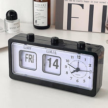 Desktop Vintage Flip Clock Mechanical Alarm Clock with Calendar_16