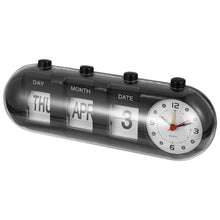 Desktop Vintage Flip Clock Mechanical Alarm Clock with Calendar_1