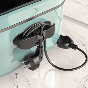 Pack of 4 Adhesive Type Electrical Wire Winder and Cord Organizer_8