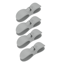Pack of 4 Adhesive Type Electrical Wire Winder and Cord Organizer_1