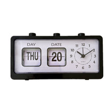 Desktop Vintage Flip Clock Mechanical Alarm Clock with Calendar_3