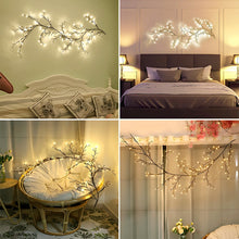 144LED Artificial Plants Vine Tree Willow Rattan Lights_9