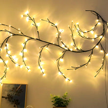 144LED Artificial Plants Vine Tree Willow Rattan Lights_7