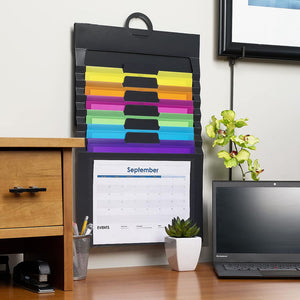 6 Pocket Multicolor Hanging File Folder_13