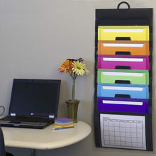 6 Pocket Multicolor Hanging File Folder_14