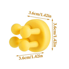 Pack of 6 Self Adhesive Holder Suction Cup Silicon Hook Organizer_1