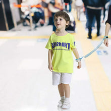 Anti-Lost Children and Parent Linking Wrist Band Coiled Walking Harness_11