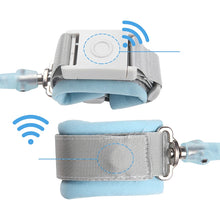 Anti-Lost Children and Parent Linking Wrist Band Coiled Walking Harness_12