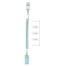 Anti-Lost Children and Parent Linking Wrist Band Coiled Walking Harness_4
